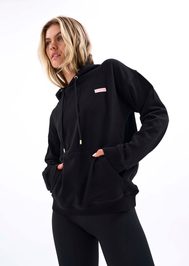 OAKMONT HOODIE IN BLACK