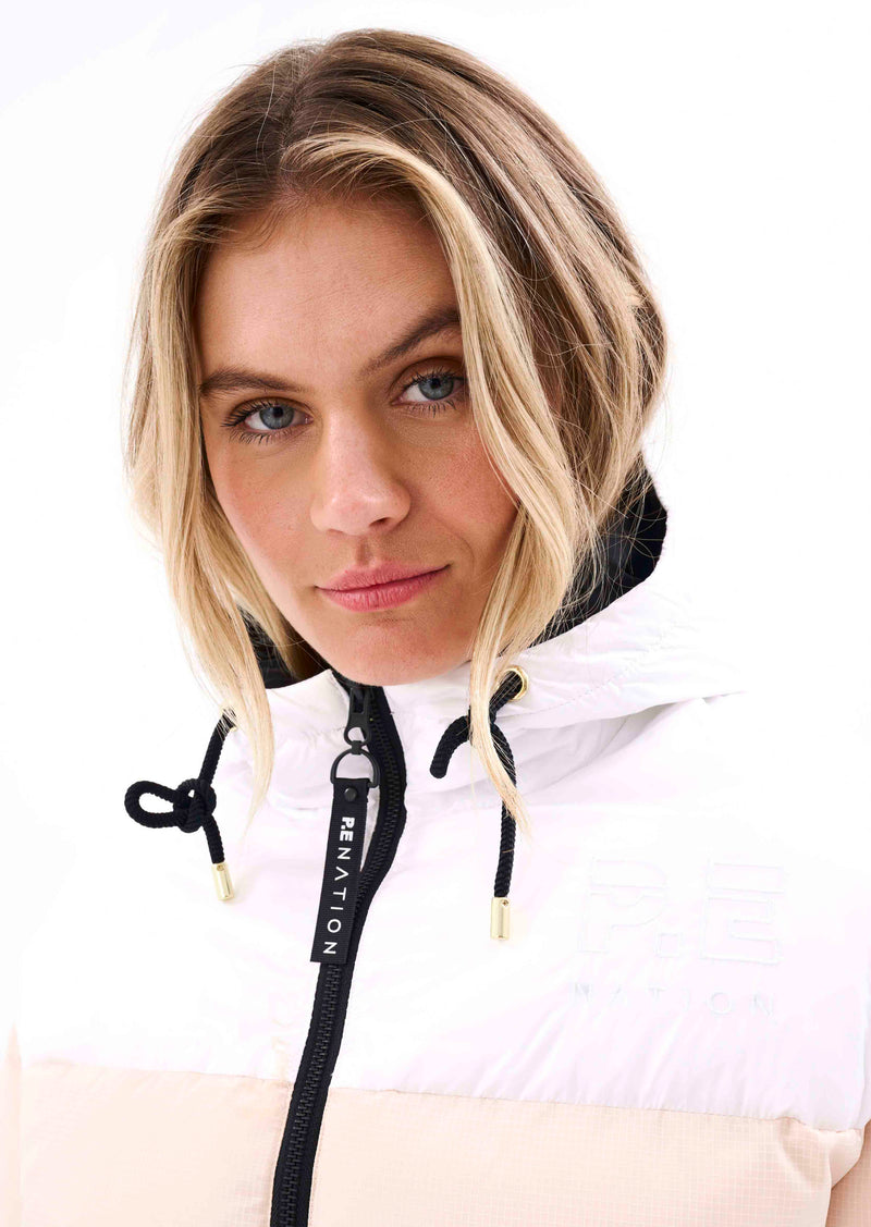 OAKMONT JACKET IN PEARLED IVORY