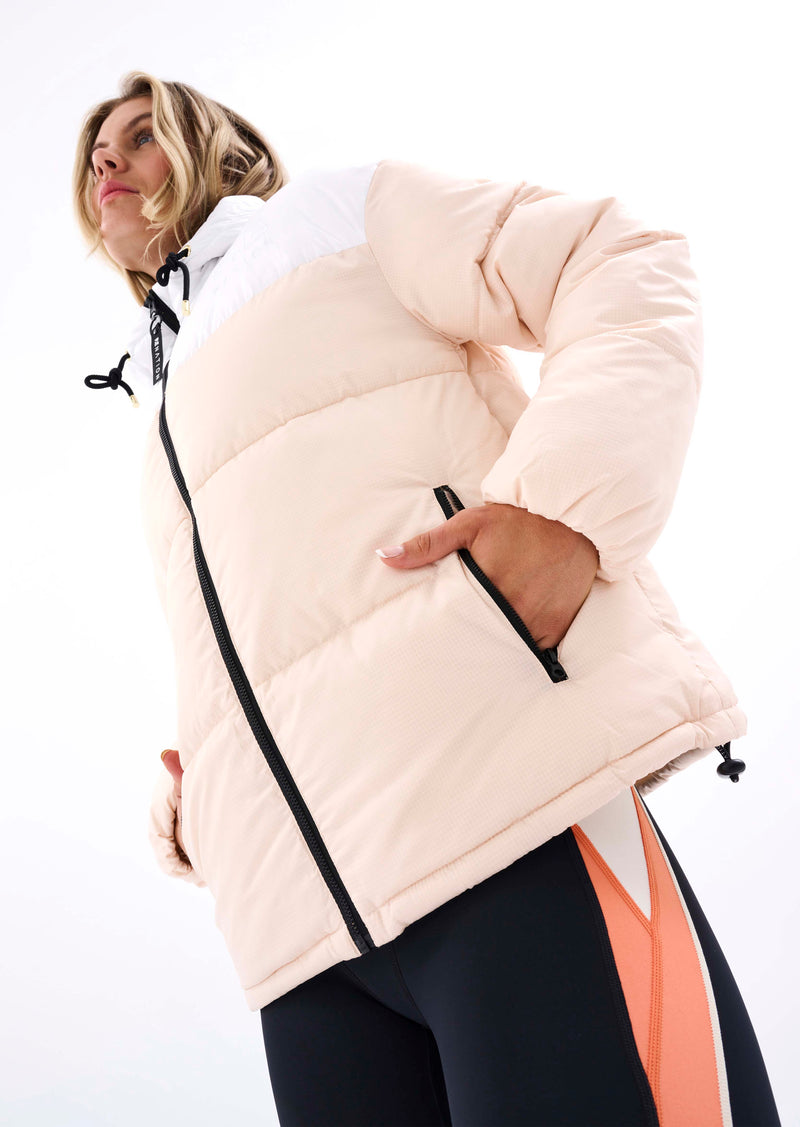OAKMONT JACKET IN PEARLED IVORY