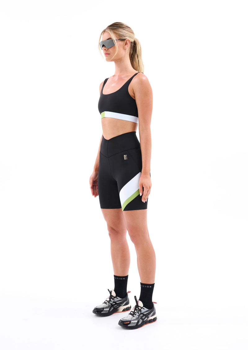 SPRINT TIME SPORTS BRA IN BLACK