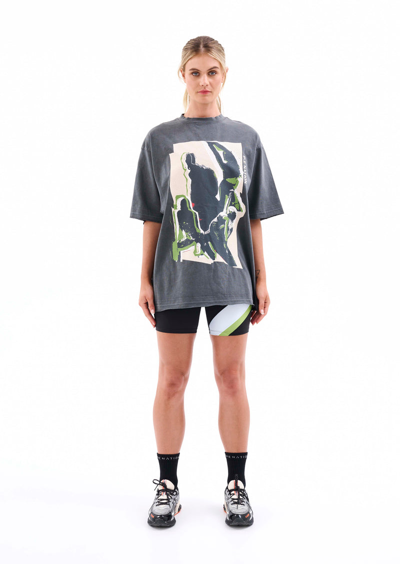 BASE CAMP TEE IN DARK SHADOW