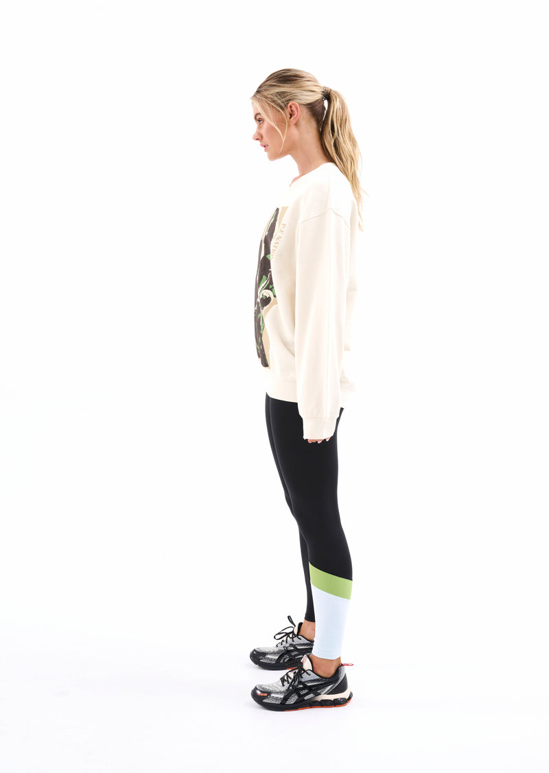 BASE CAMP SWEAT IN PEARLED IVORY