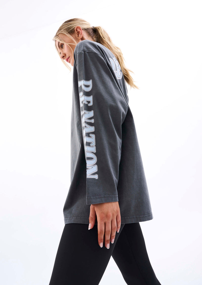 ODYSSEY LS TEE IN DARK SHADOW
