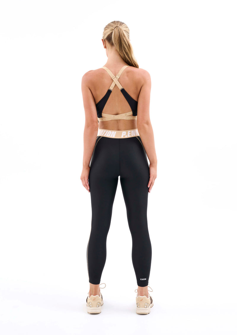 REACTION SPORTS BRA IN BLACK