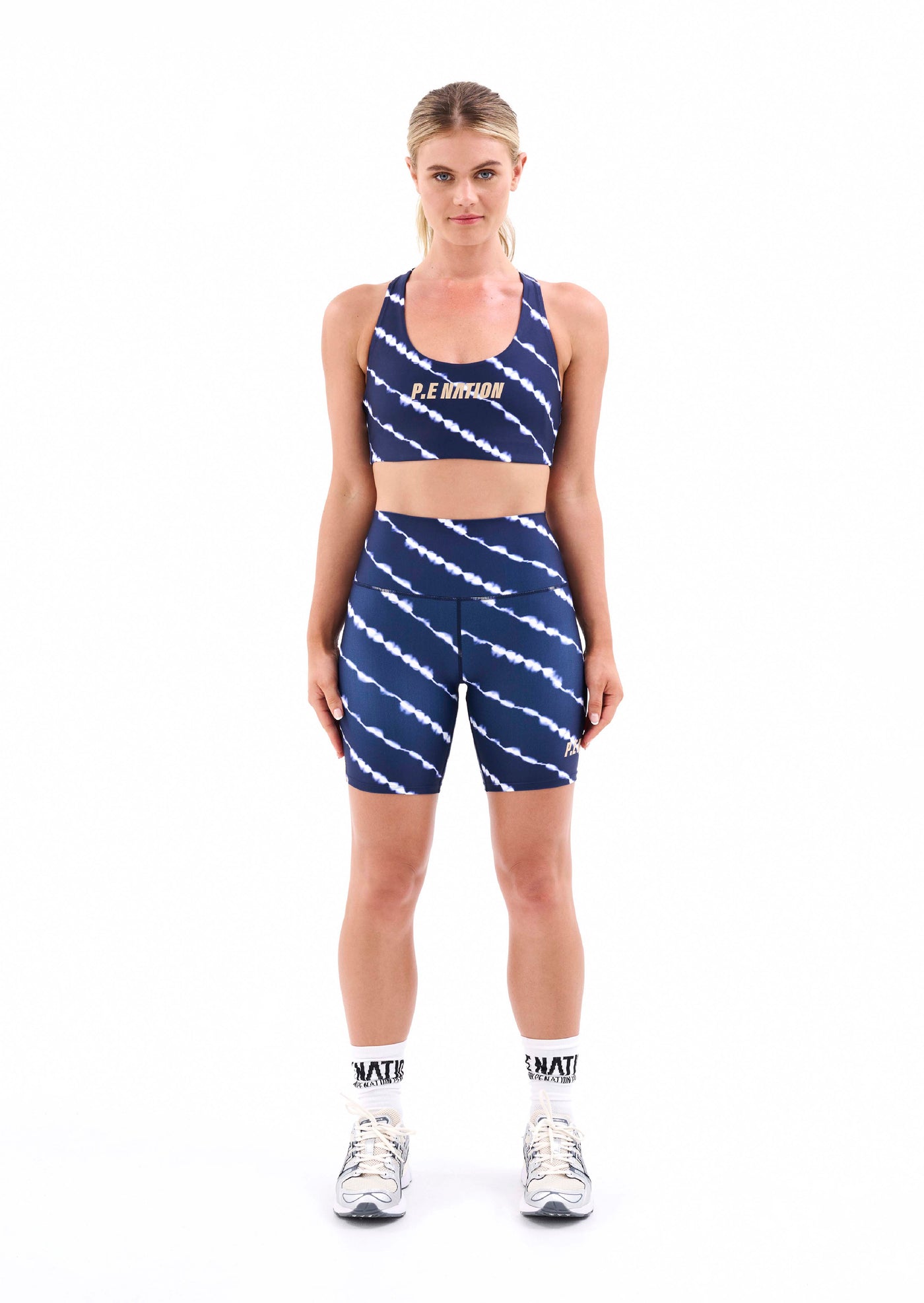 ASCEND BIKE SHORT IN TIE DYE PRINT