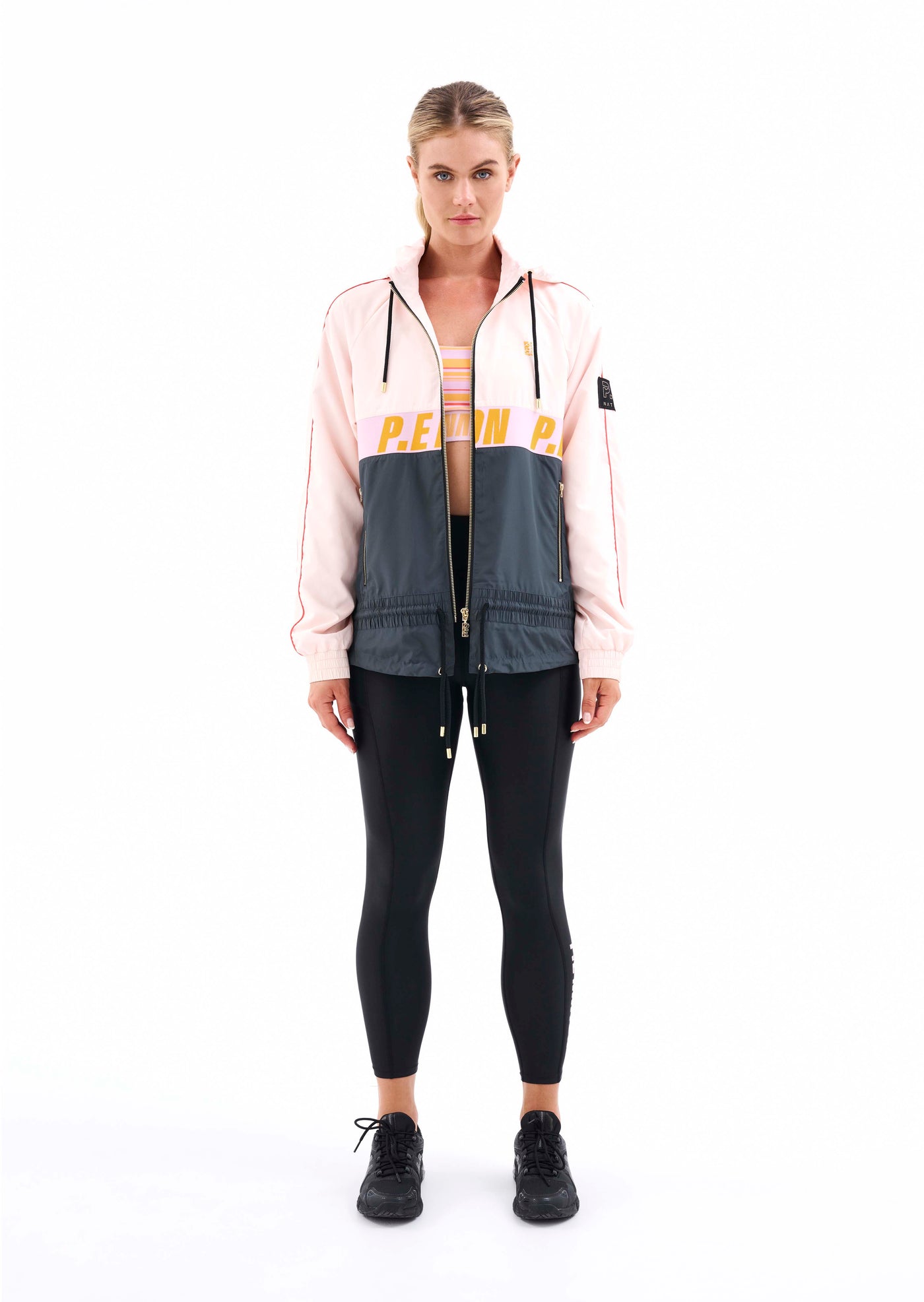 Man down jacket in pop peach discount