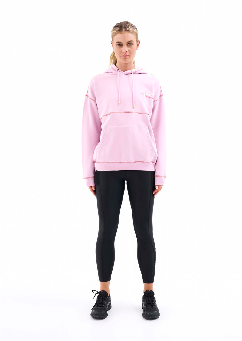 BLOCK SOLO HOODIE IN FRAGRANT LILAC