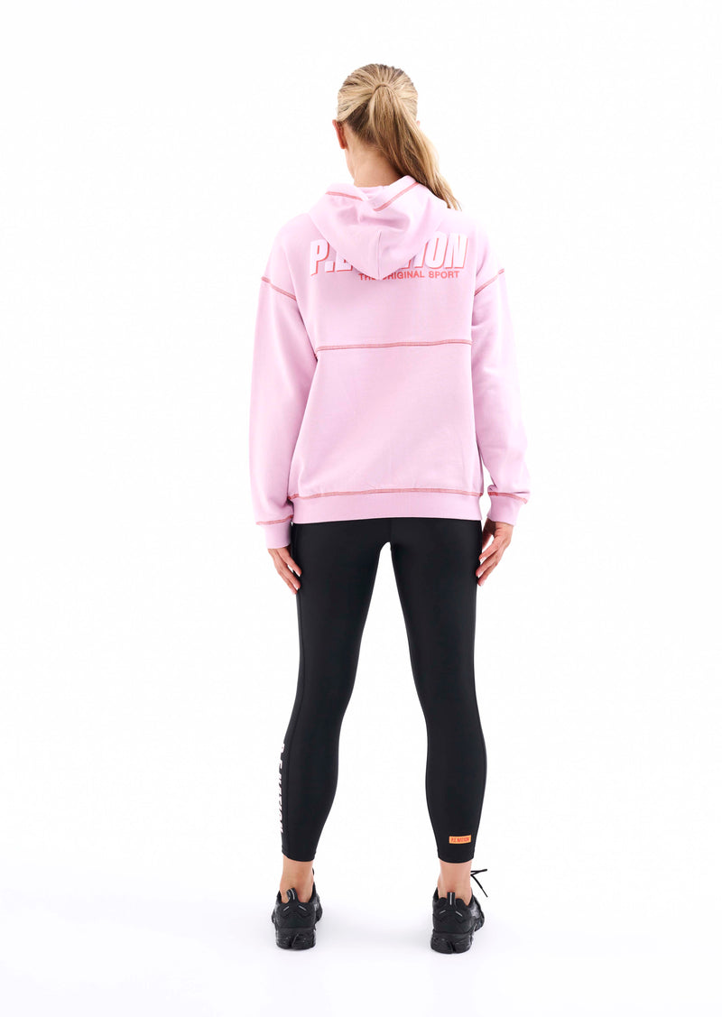 BLOCK SOLO HOODIE IN FRAGRANT LILAC