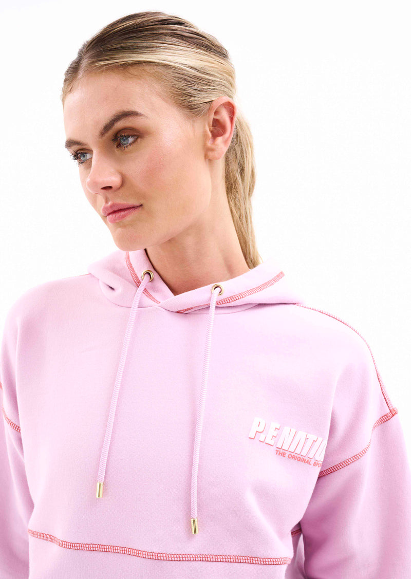 BLOCK SOLO HOODIE IN FRAGRANT LILAC