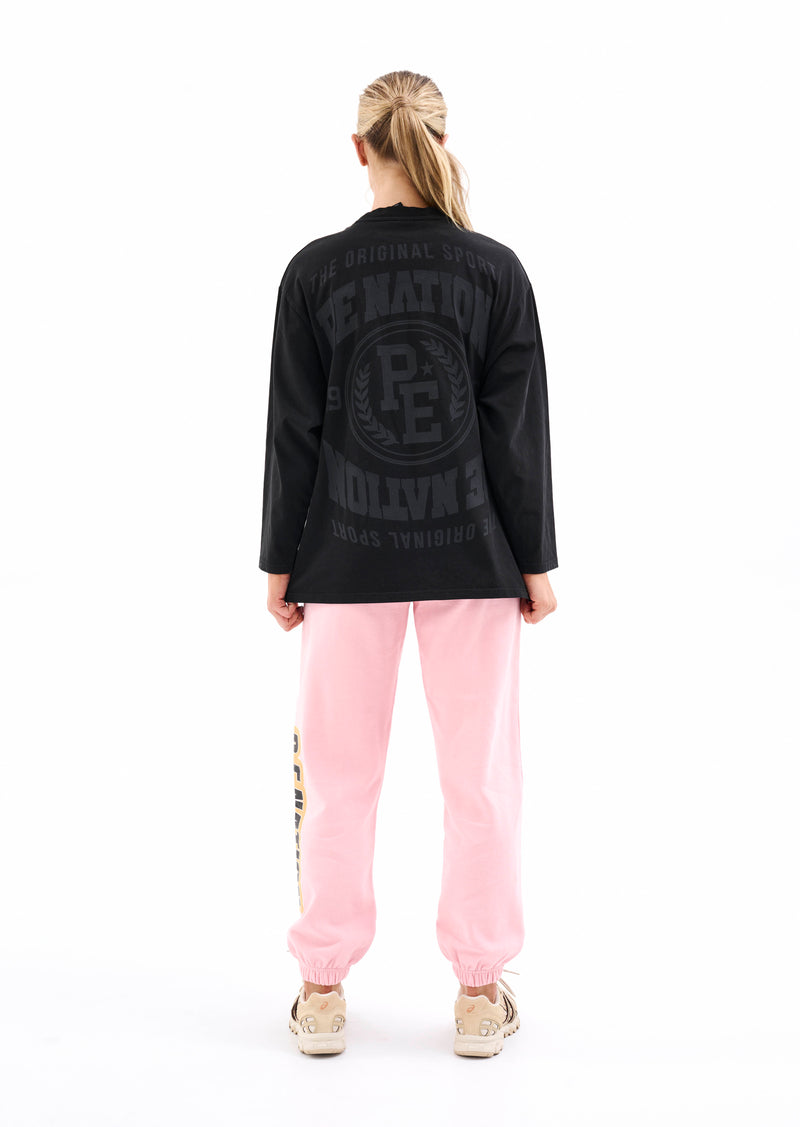 SIDEOUT LS TOP IN BLACK