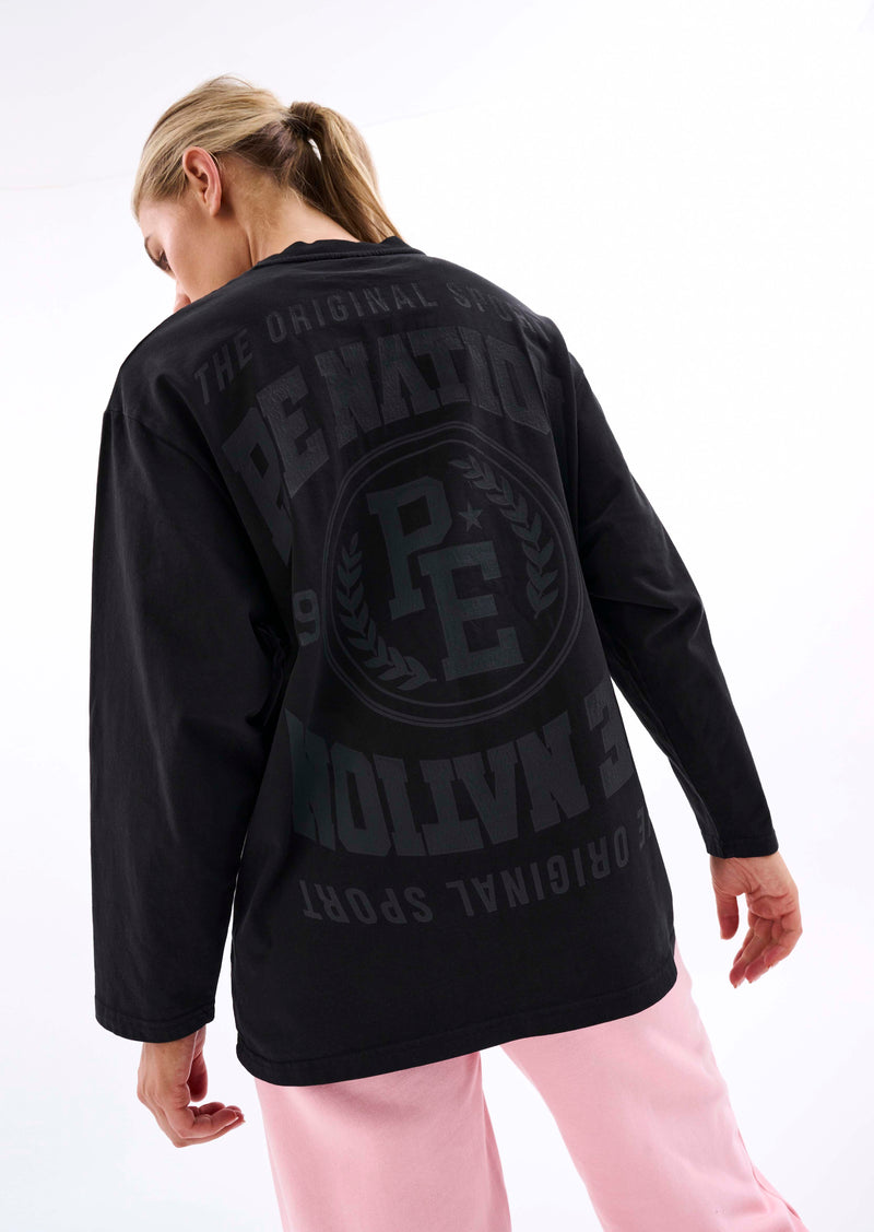 SIDEOUT LS TOP IN BLACK