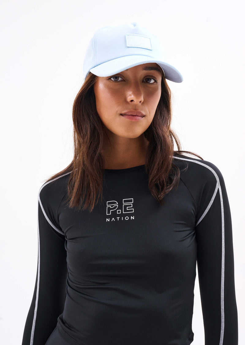 A-FRAME CAP IN ILLUSION BLUE