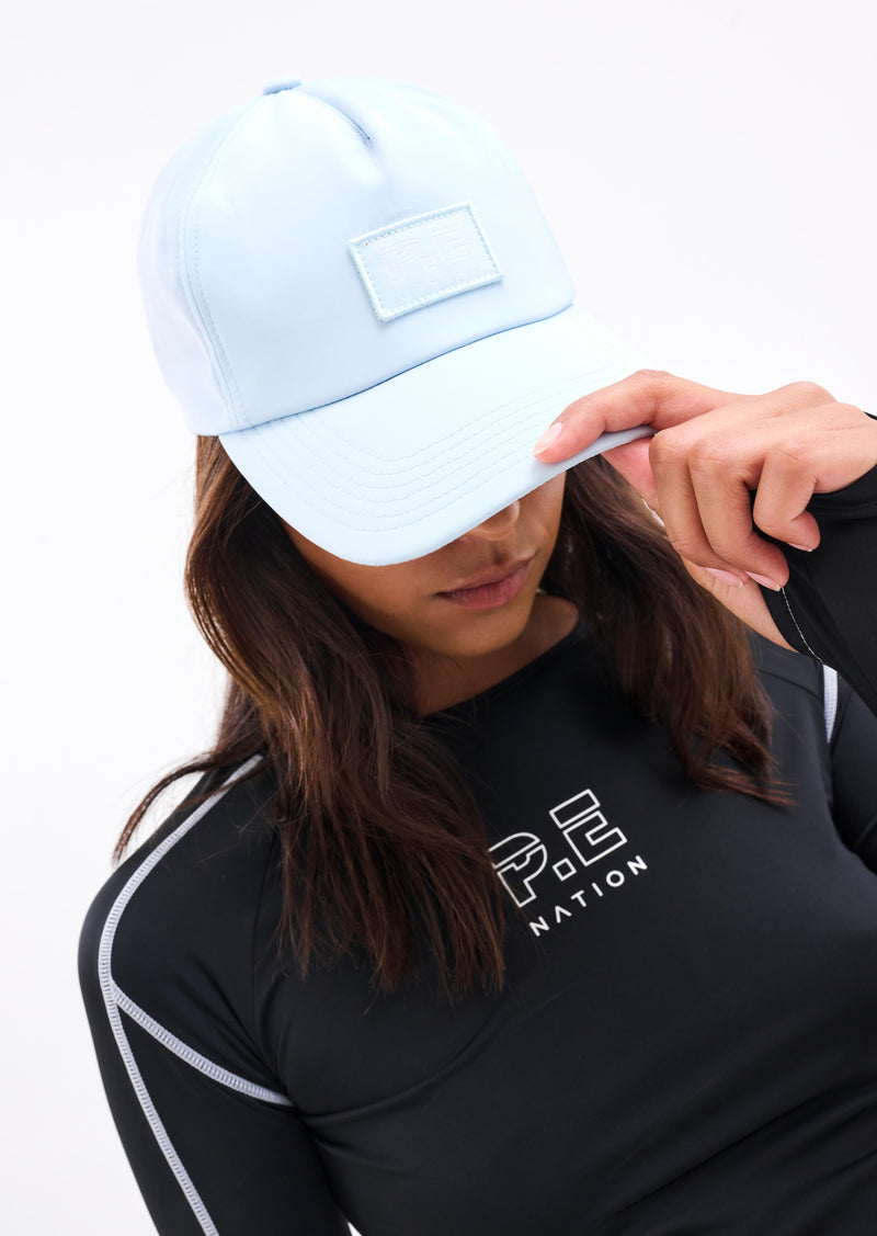 A-FRAME CAP IN ILLUSION BLUE