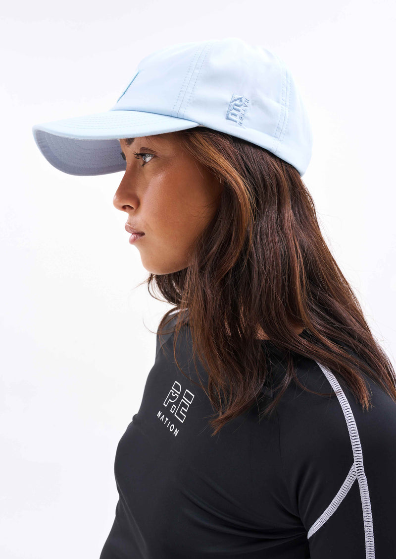 A-FRAME CAP IN ILLUSION BLUE