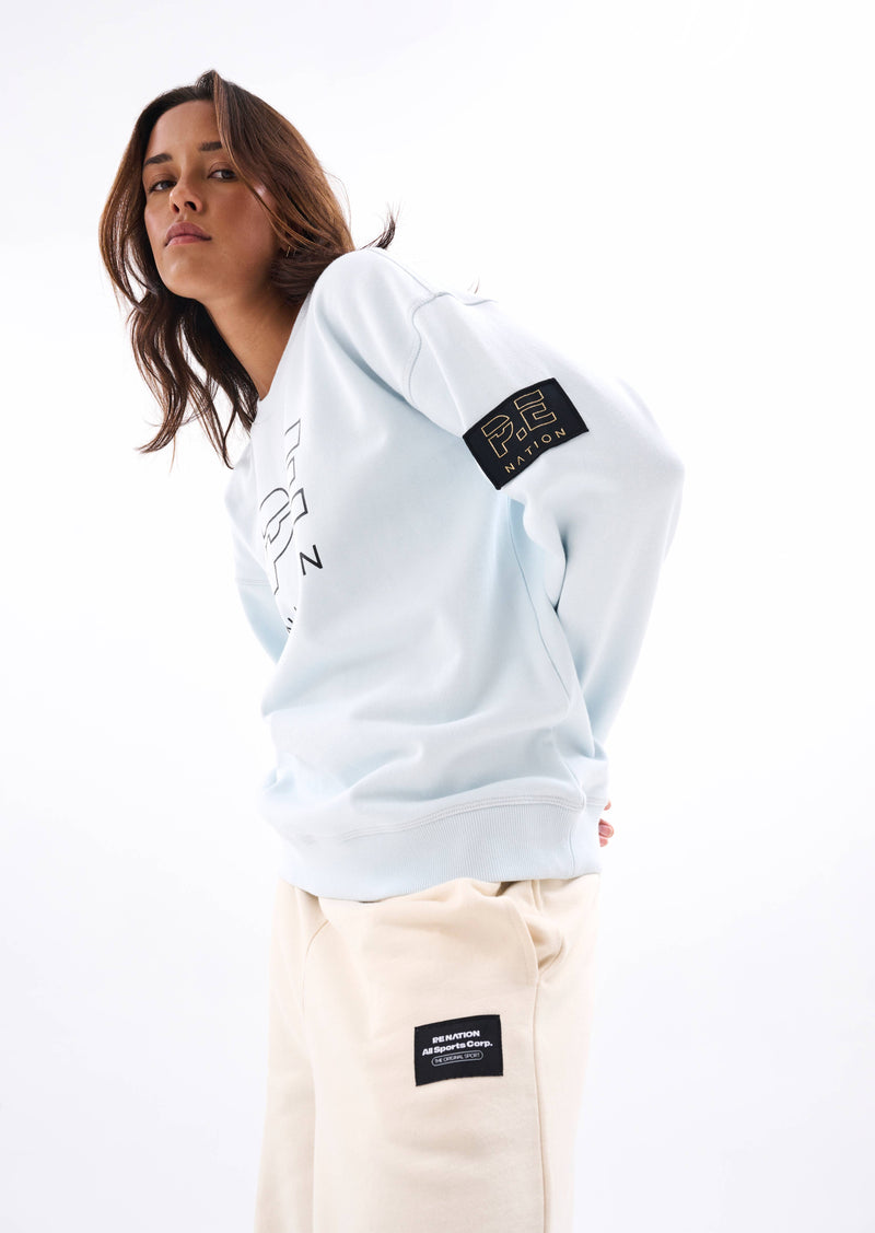 Heads Up Sweat Illusion Blue P.E Nation