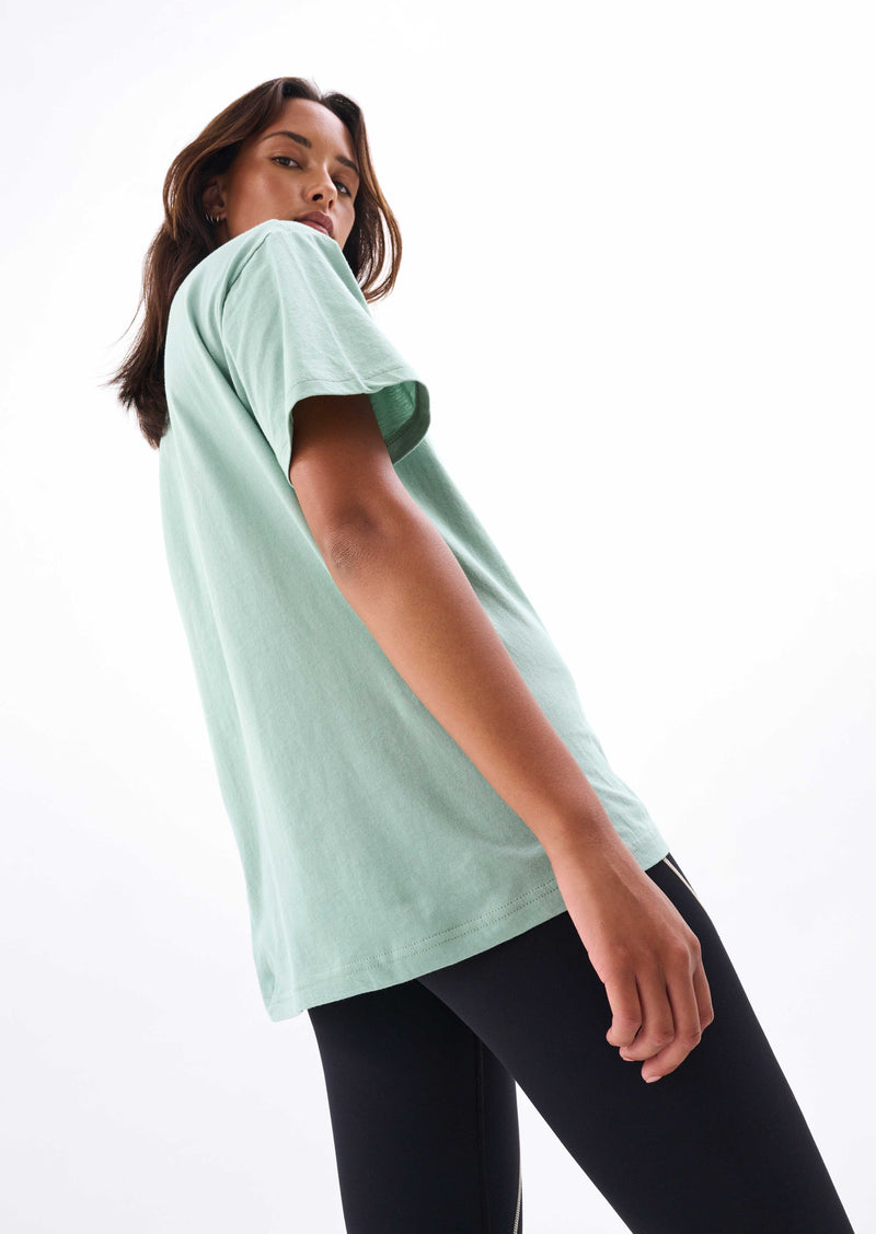 HEADS UP TEE IN ICEBERG GREEN