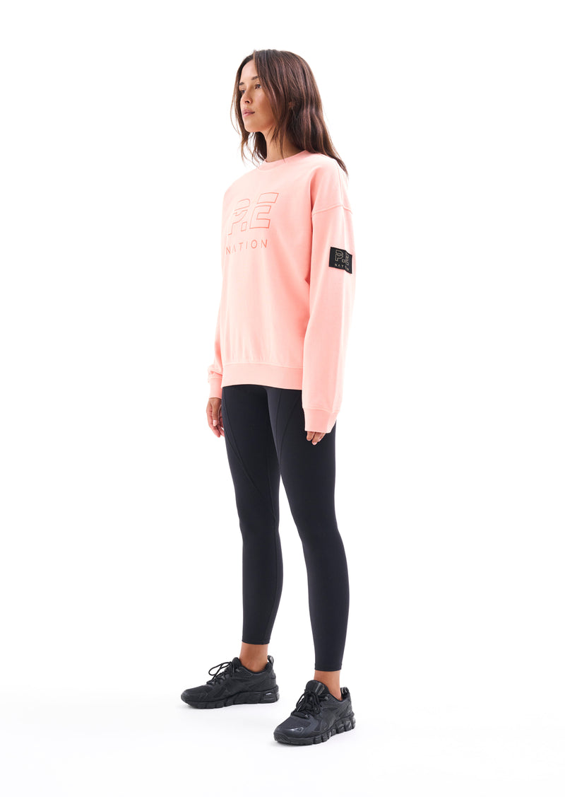 HEADS UP SWEAT IN SALMON