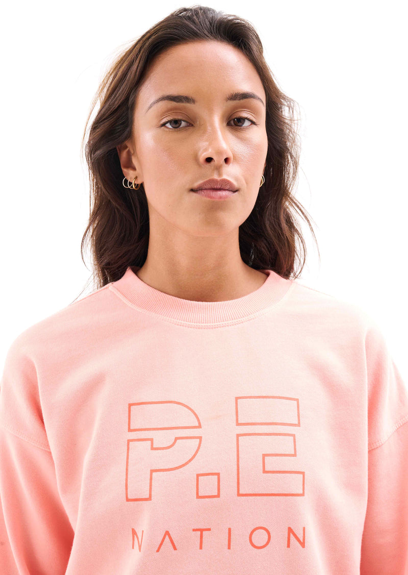 HEADS UP SWEAT IN SALMON