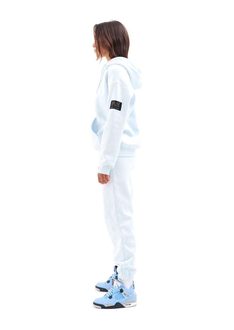 PRIMARY HOODIE IN ILLUSION BLUE