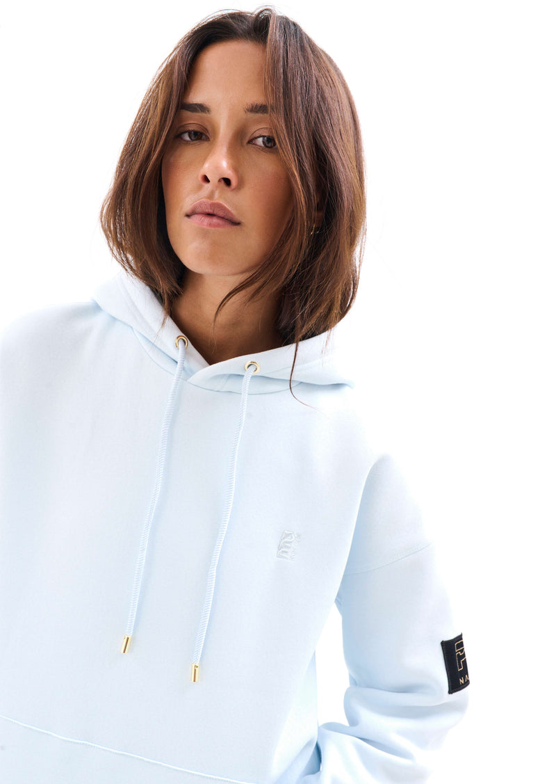 PRIMARY HOODIE IN ILLUSION BLUE
