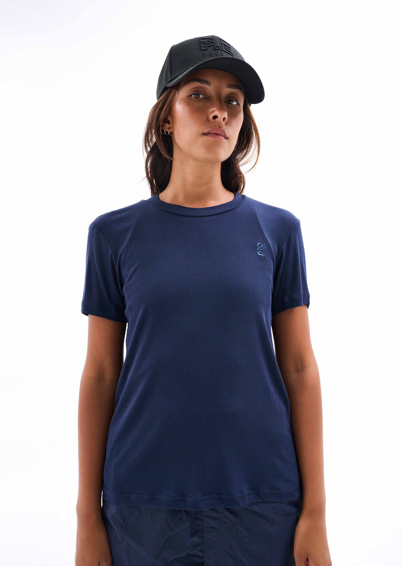 PRIMARY TEE IN DARK NAVY