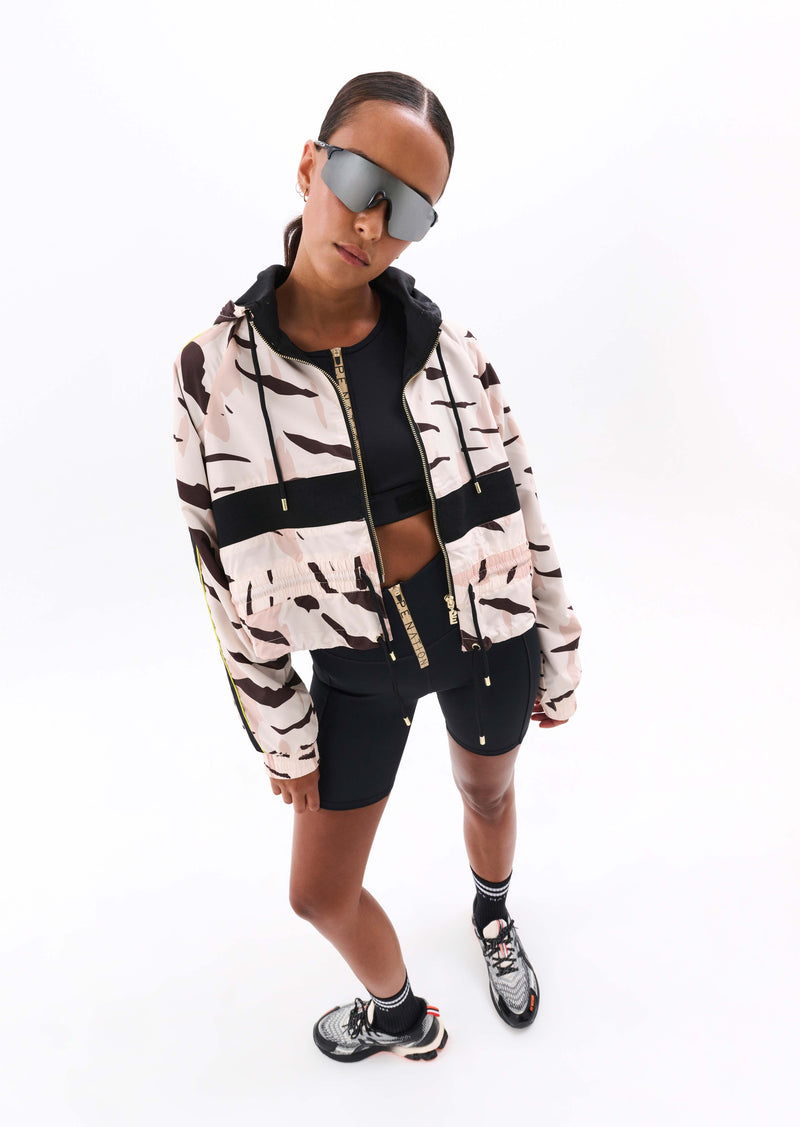 MAN DOWN JACKET IN ANIMAL PRINT