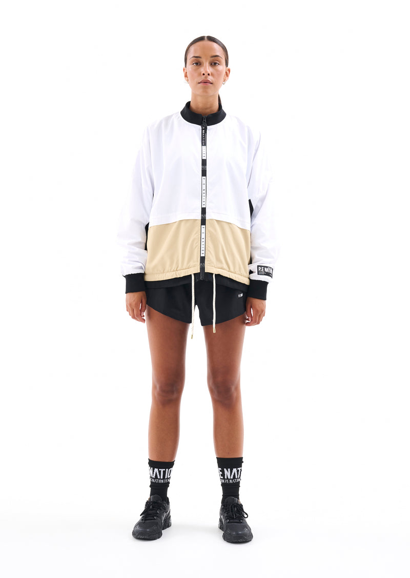 MOTION JACKET IN OPTIC WHITE