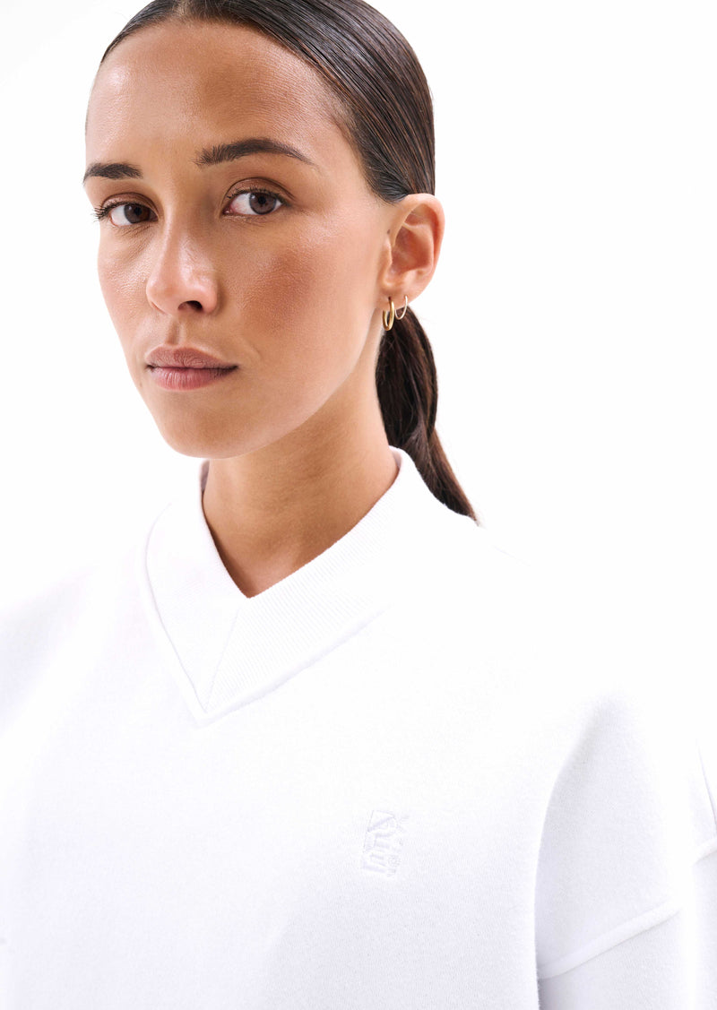 MERCER SWEAT IN OPTIC WHITE