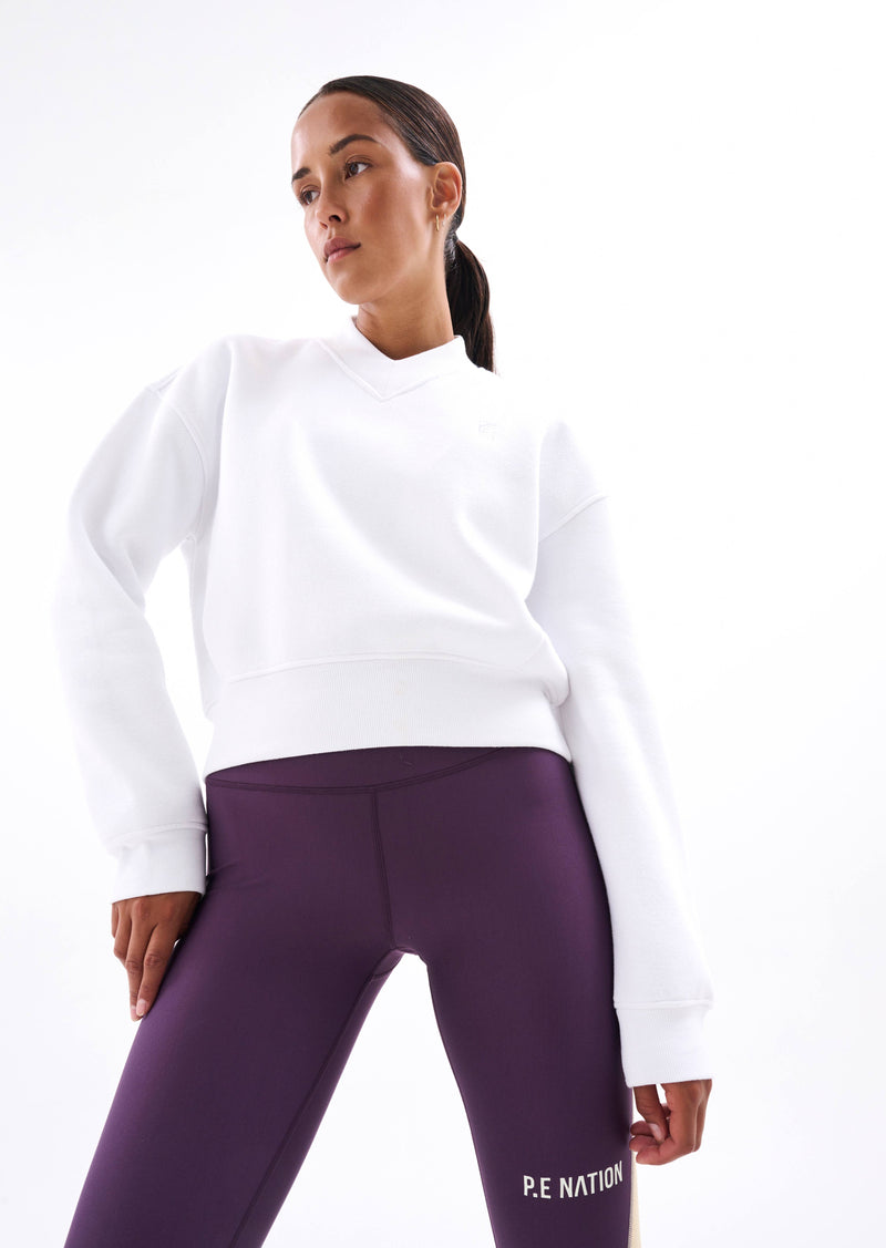 MERCER SWEAT IN OPTIC WHITE