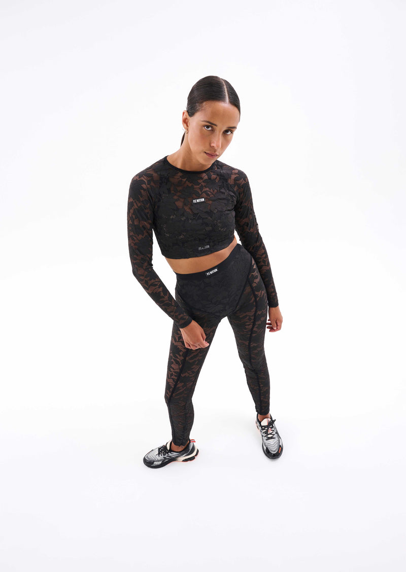 LEADING SCORE LS TOP IN BLACK