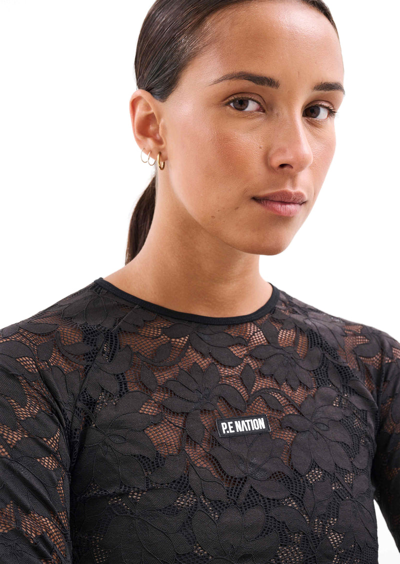 LEADING SCORE LS TOP IN BLACK