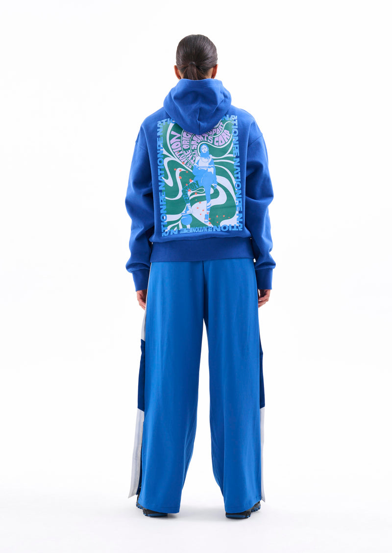 BASERUNNER HOODIE IN CLASSIC BLUE