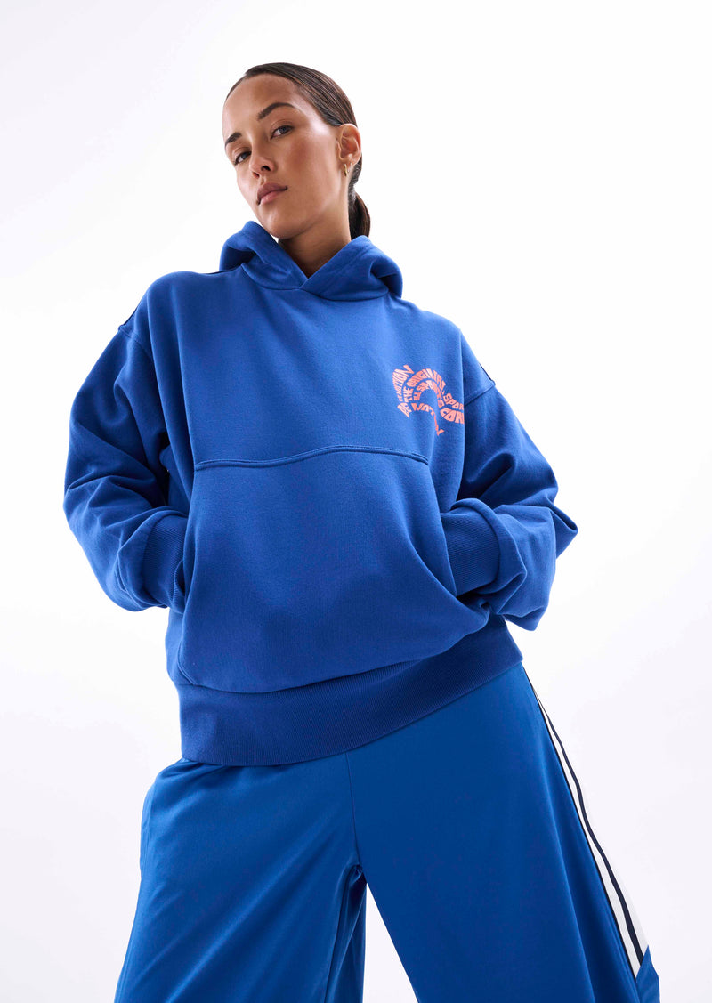BASERUNNER HOODIE IN CLASSIC BLUE