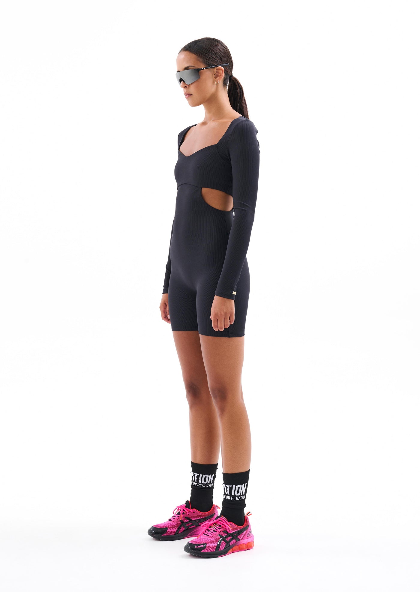 FINAL FOUR UNITARD IN BLACK