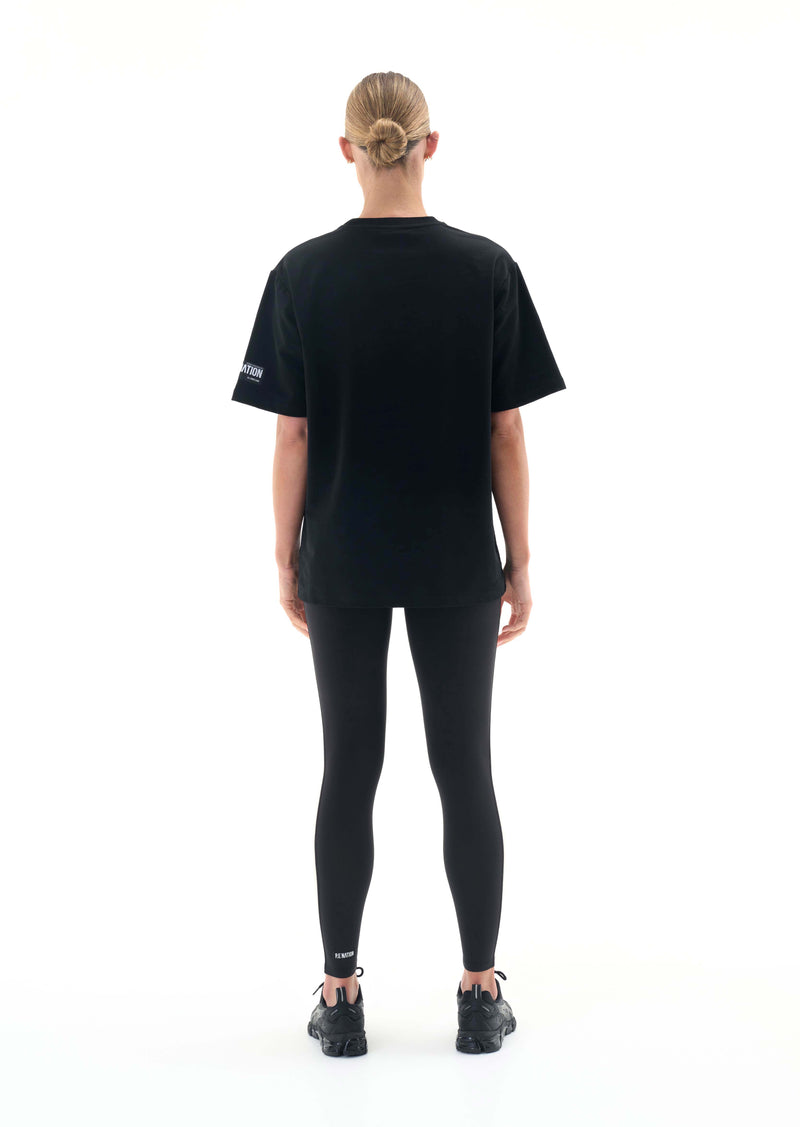 DEFENDING ZONE TEE IN BLACK