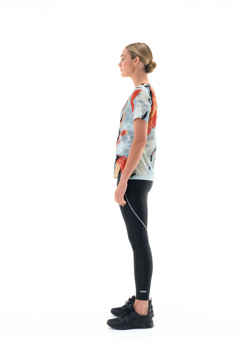 HIGH TIDE KNIT TEE IN DESERT PRINT
