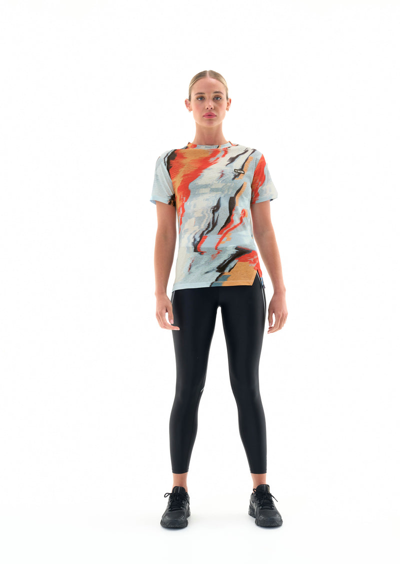 HIGH TIDE KNIT TEE IN DESERT PRINT
