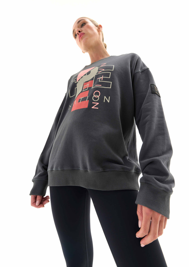 HERITAGE SWEAT IN DARK SHADOW