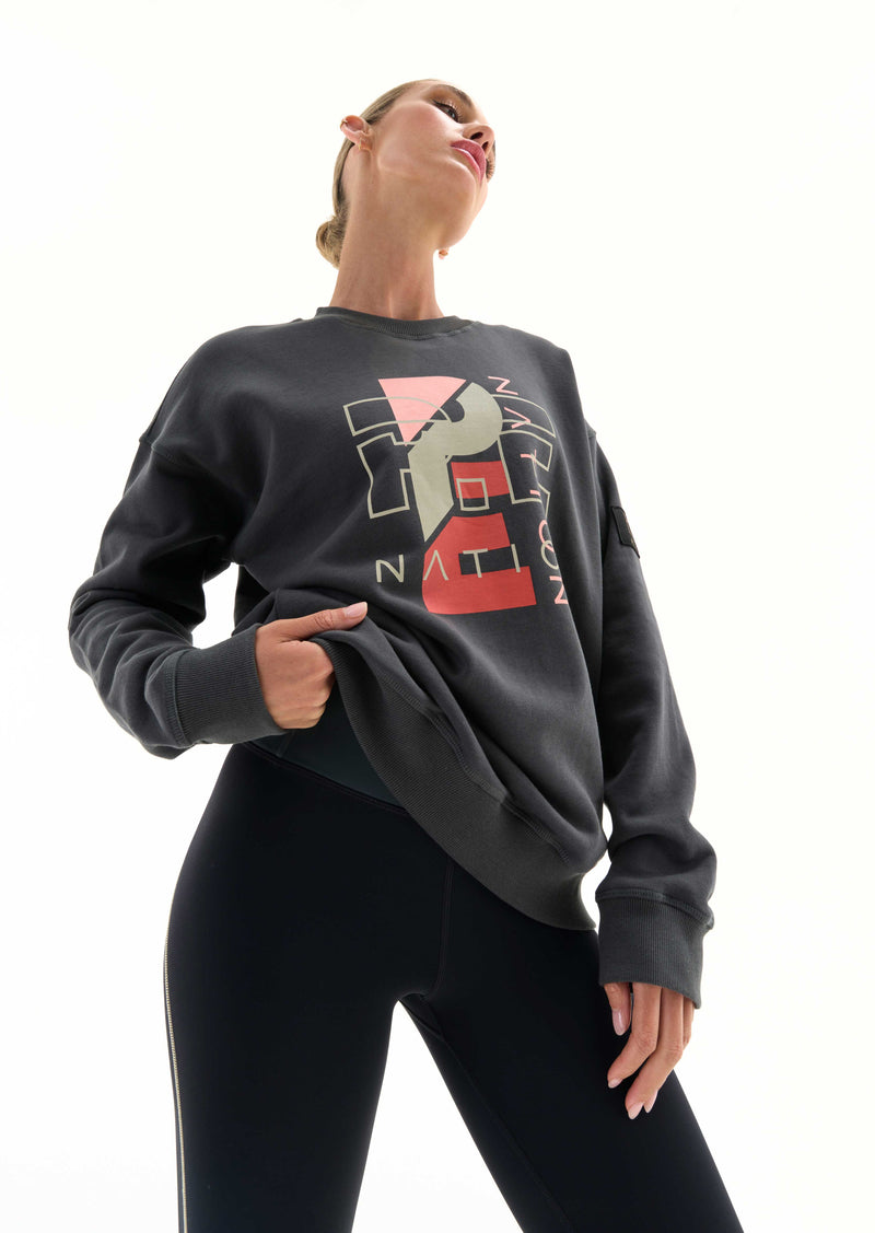 HERITAGE SWEAT IN DARK SHADOW