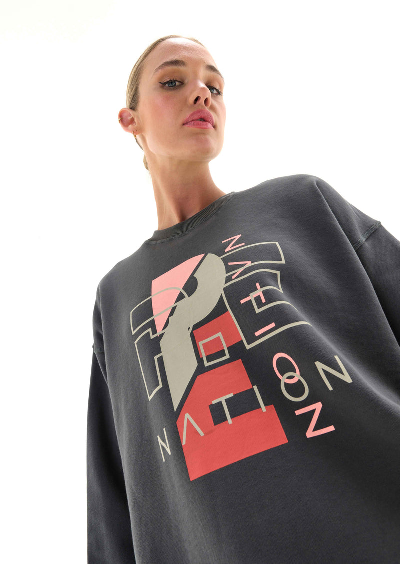 HERITAGE SWEAT IN DARK SHADOW