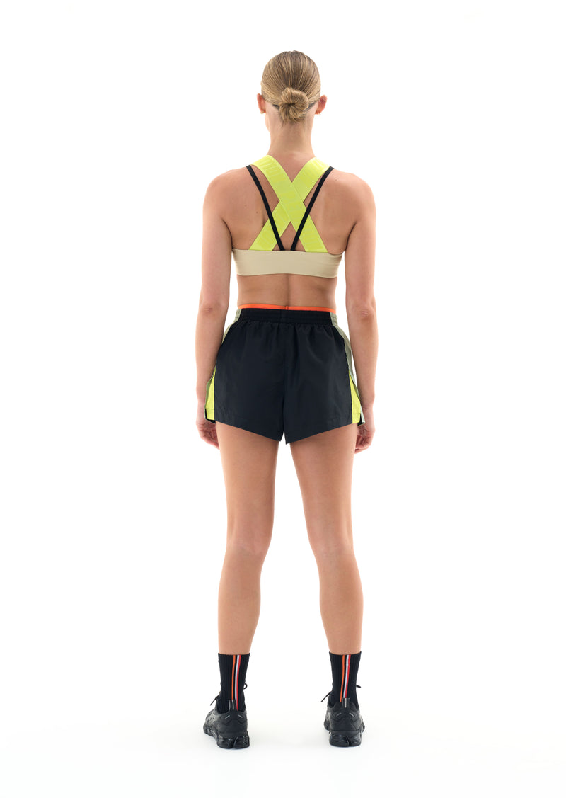 INITIALISE RUNNING SHORT BLACK