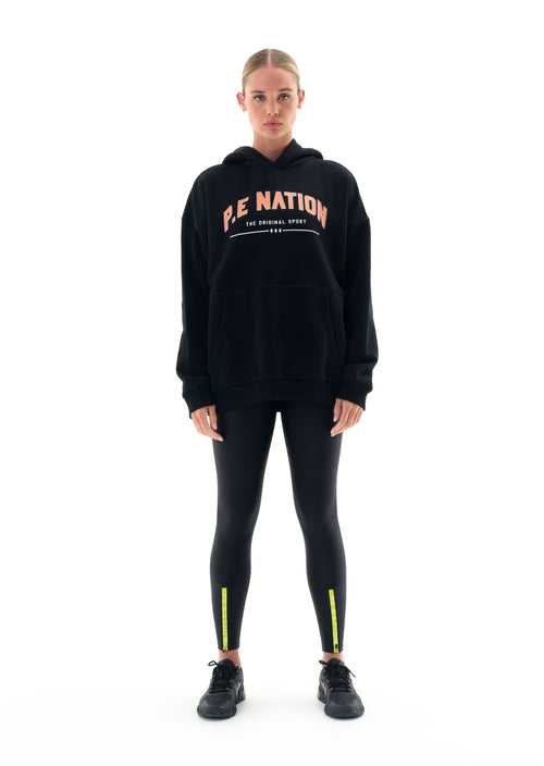 INITIALISE HOODIE IN BLACK