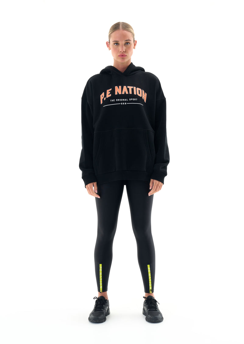 INITIALISE HOODIE IN BLACK