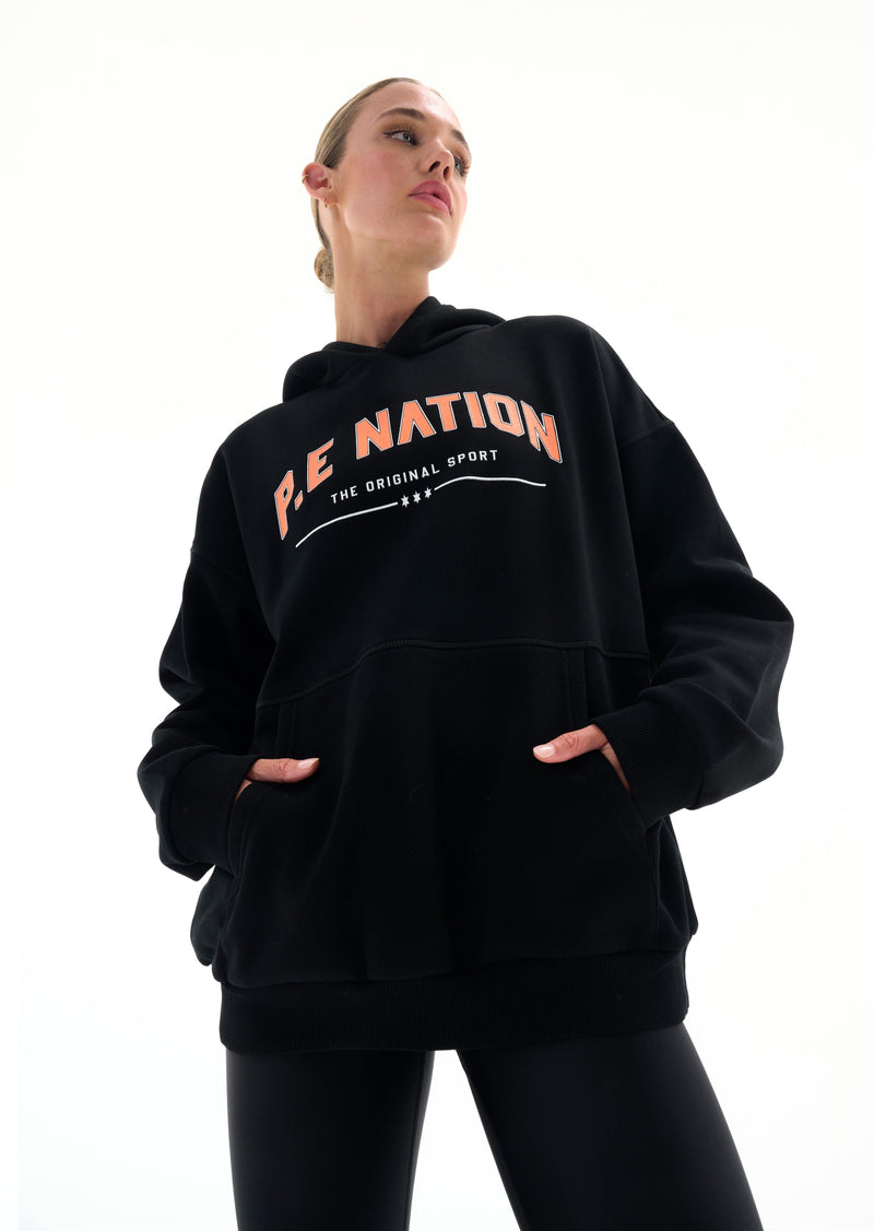 INITIALISE HOODIE IN BLACK