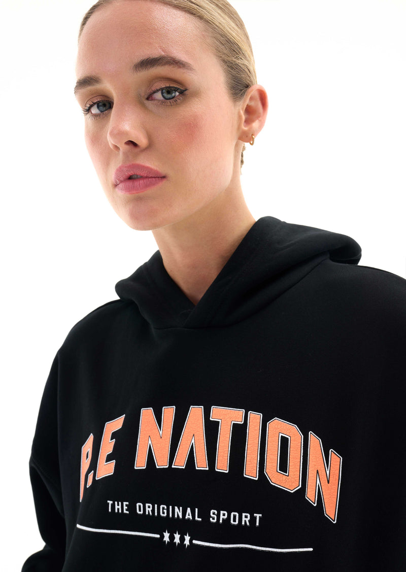 INITIALISE HOODIE IN BLACK