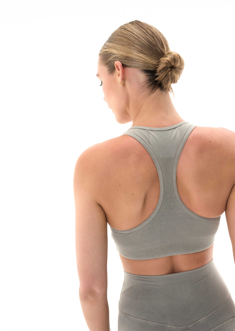 LAYUP SPORTS BRA IN FROST GRAY