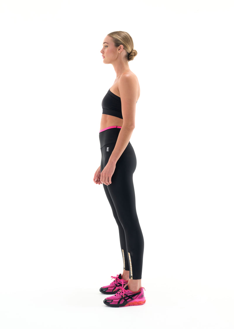 STEADY RUN LEGGING IN PINK GLO
