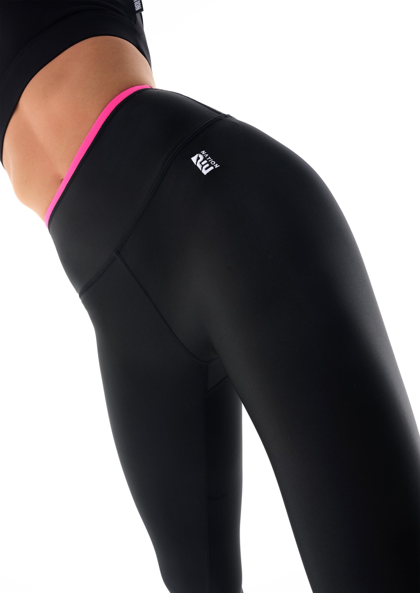 STEADY RUN LEGGING IN PINK GLO