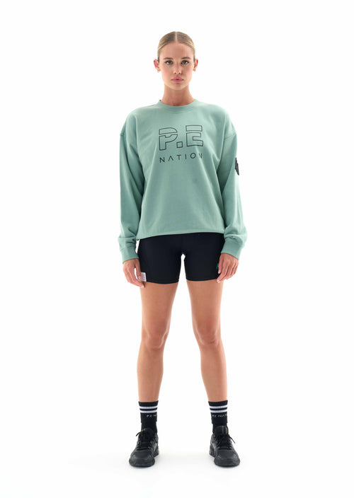 HEADS UP SWEAT IN ICEBERG GREEN