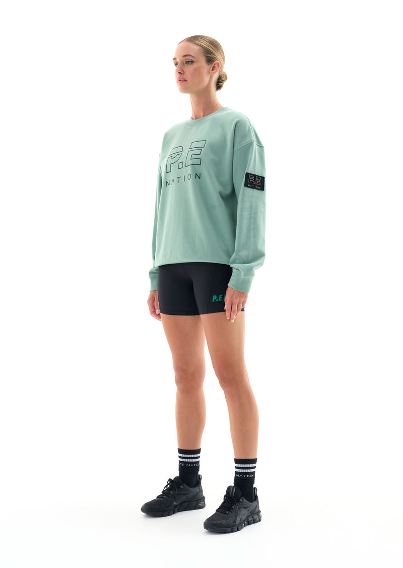 HEADS UP SWEAT IN ICEBERG GREEN